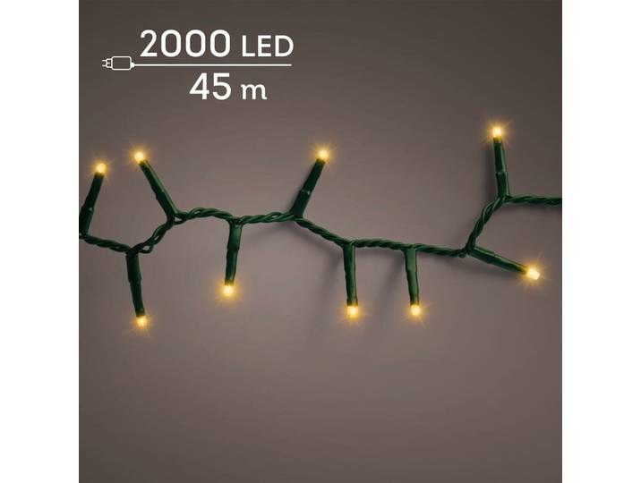 Basic kerstverlichting led compact rice lights 2000 klassiek