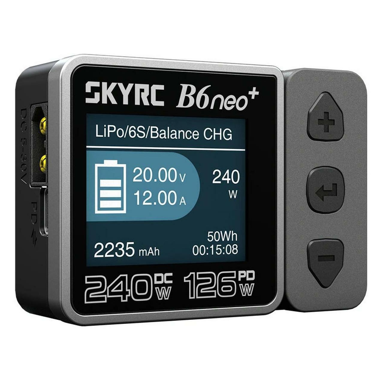 SkyRC B6neo+ Ladegerät grau LiPo 1-6s 10A 200W (SK100211-02)