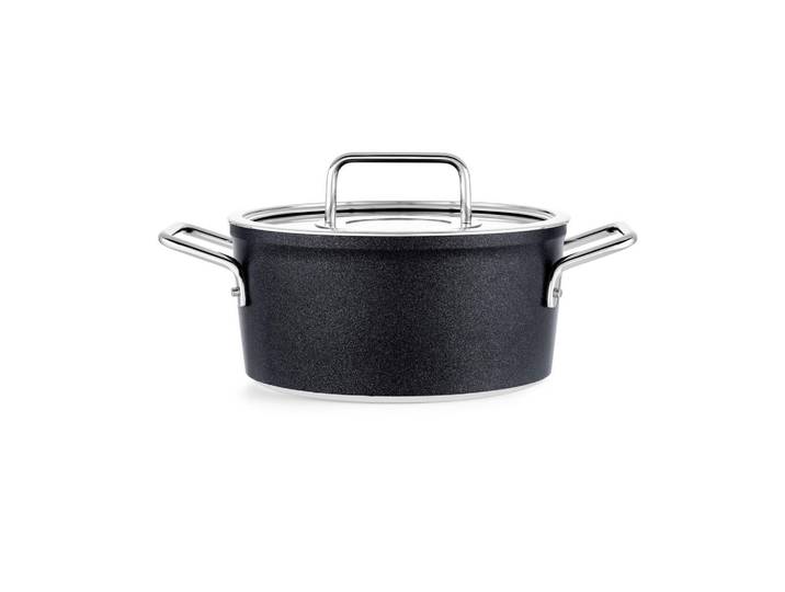 Fissler Kochtopf Adamant, Schwarz, Metall, 2,7 L, backofengeeignet, kratzfest, Kochen, Töpfe, Kochtöpfe