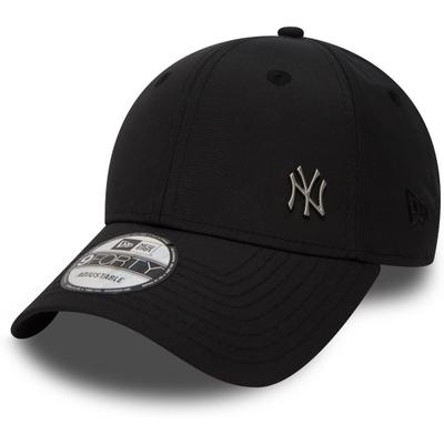 Baseball Cap NEW ERA "Basecap NEW YORK YANKEES", Herren, schwarz, Obermaterial: 55% Baumwolle, 45% Polyester, Caps, mit Aufnäher, aus Baumwolle und Polyester