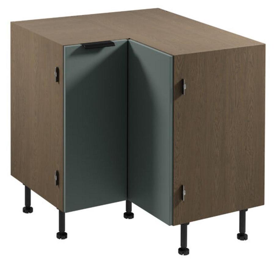 Eckunterschrank Kücheneckschrank Eckschrank mit Innenboden Küchenschrank