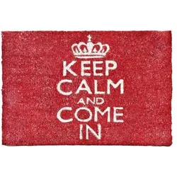 relaxdays Fußmatte »KEEP CALM AND COME IN« 60 x 40 cm, 60 cm