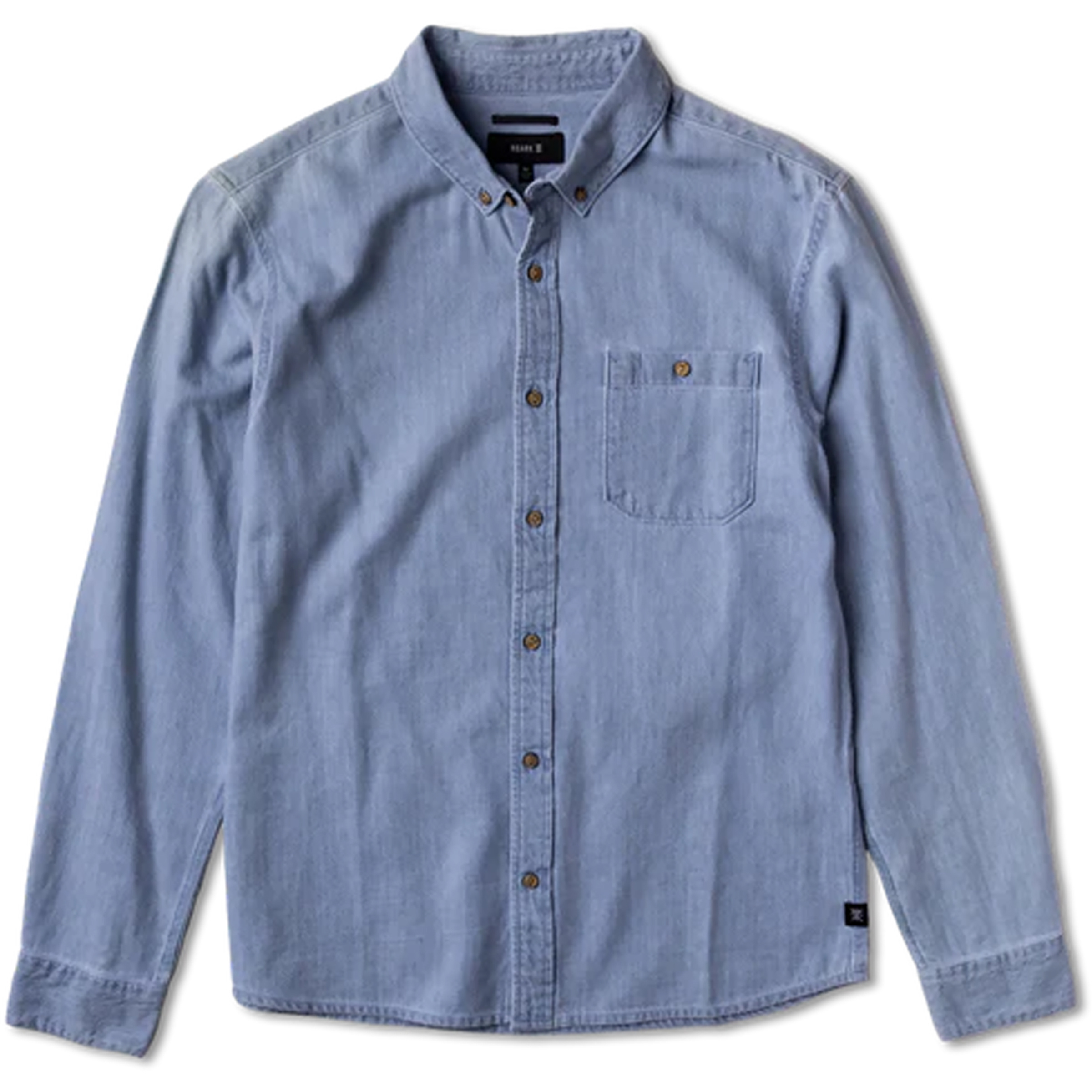 Roark Scholar Chambray Herren Hemden blau Größe XL Lifestyle Hautfreundlich