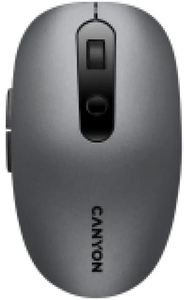 Canyon CNS-CMSW09DG Optische Draadloze Muis met Bluetooth en RF, 1600 DPI, Grijs