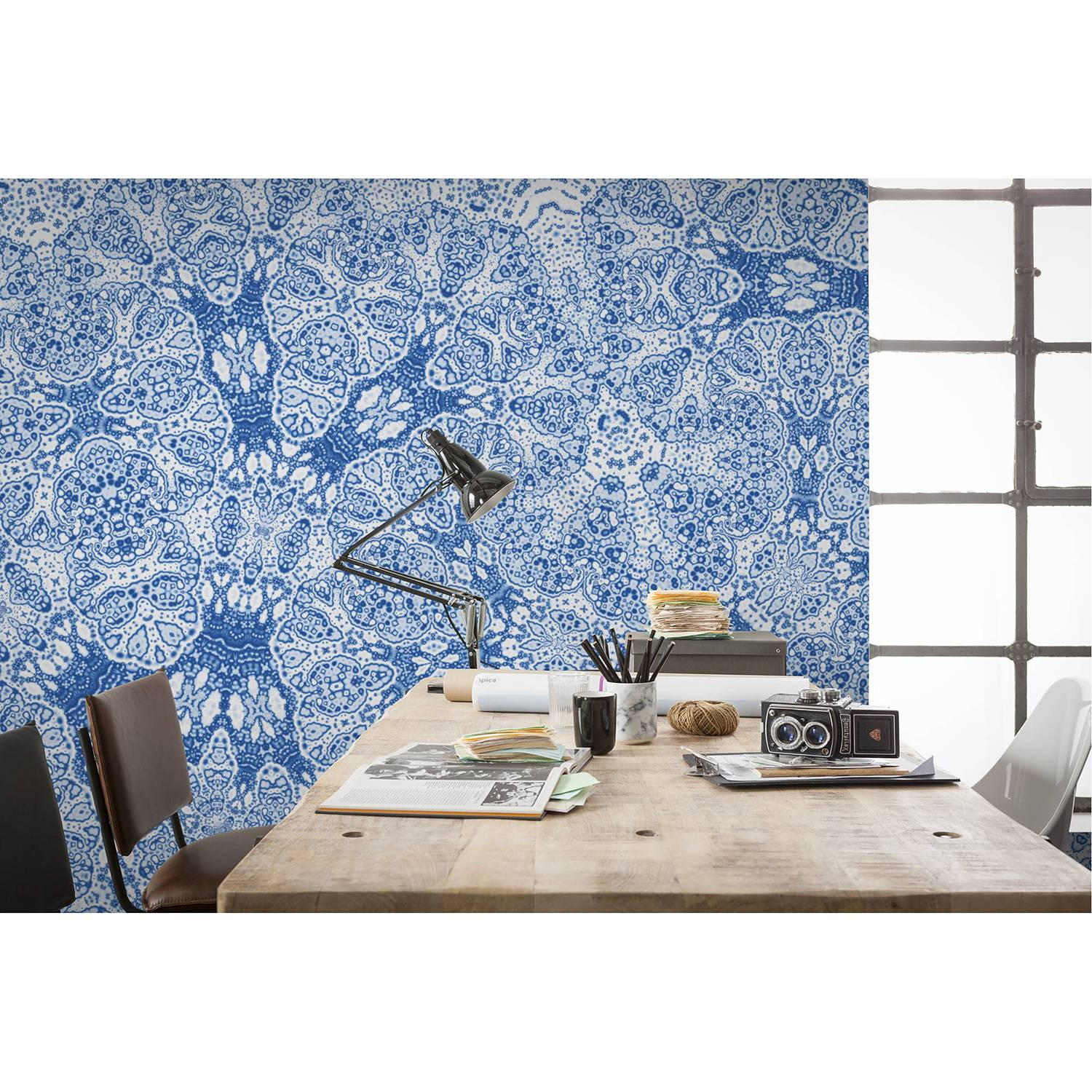 home24 Fotobehang Suprabatic Mural Textiel 500cm