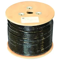 Ubiquiti Verlegekabel UISP-CABLE-CARRIER Cat 5e, FTP, 305 m, Schwarz (FTP, SF/UTP, CAT5e, 305 m), Netzwerkkabel