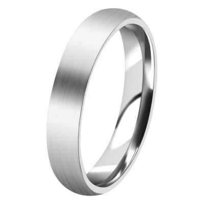 Partnerring AKZENT "Noble Triumph, silberfarbig, hautverträglich" Gr. 68, silber (silberfarbig), Fingerringe, Herren, 68, Edelstahl