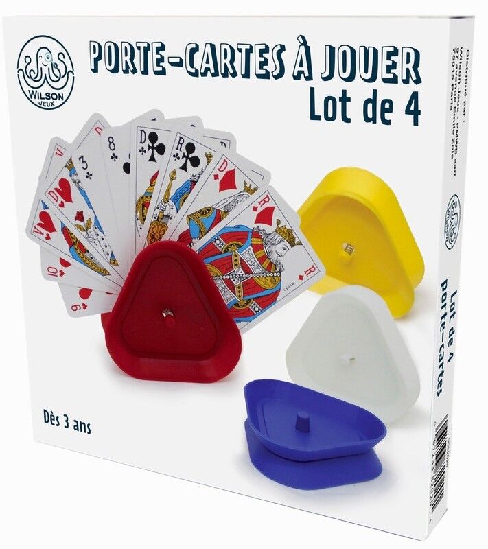 Piatnik Lot de 4 Porte cartes - WILSON