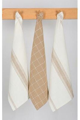 KAF Sur La Table Kitchen Essentials 3 pcs Kitchen Towel Set - Textured cotton towels, 18x28in.