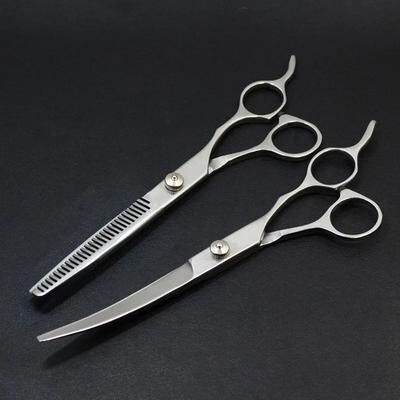 Uplift Picks Professional Pet Grooming Scissors Set For Dogs And Cats 2 Scissors Set