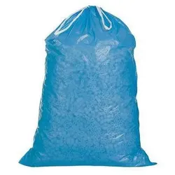 Transpak Müllsack m.Zugband Volumen 120l Masse 700x1000+50mm PE blau, Abfallsack, Blau