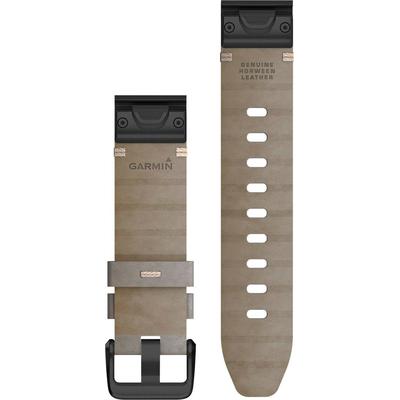 GARMIN Wechselarmband "Ersatzarmband QuickFit 20 mm Velourleder", grau (dunkelgrau), Uhrenarmbänder