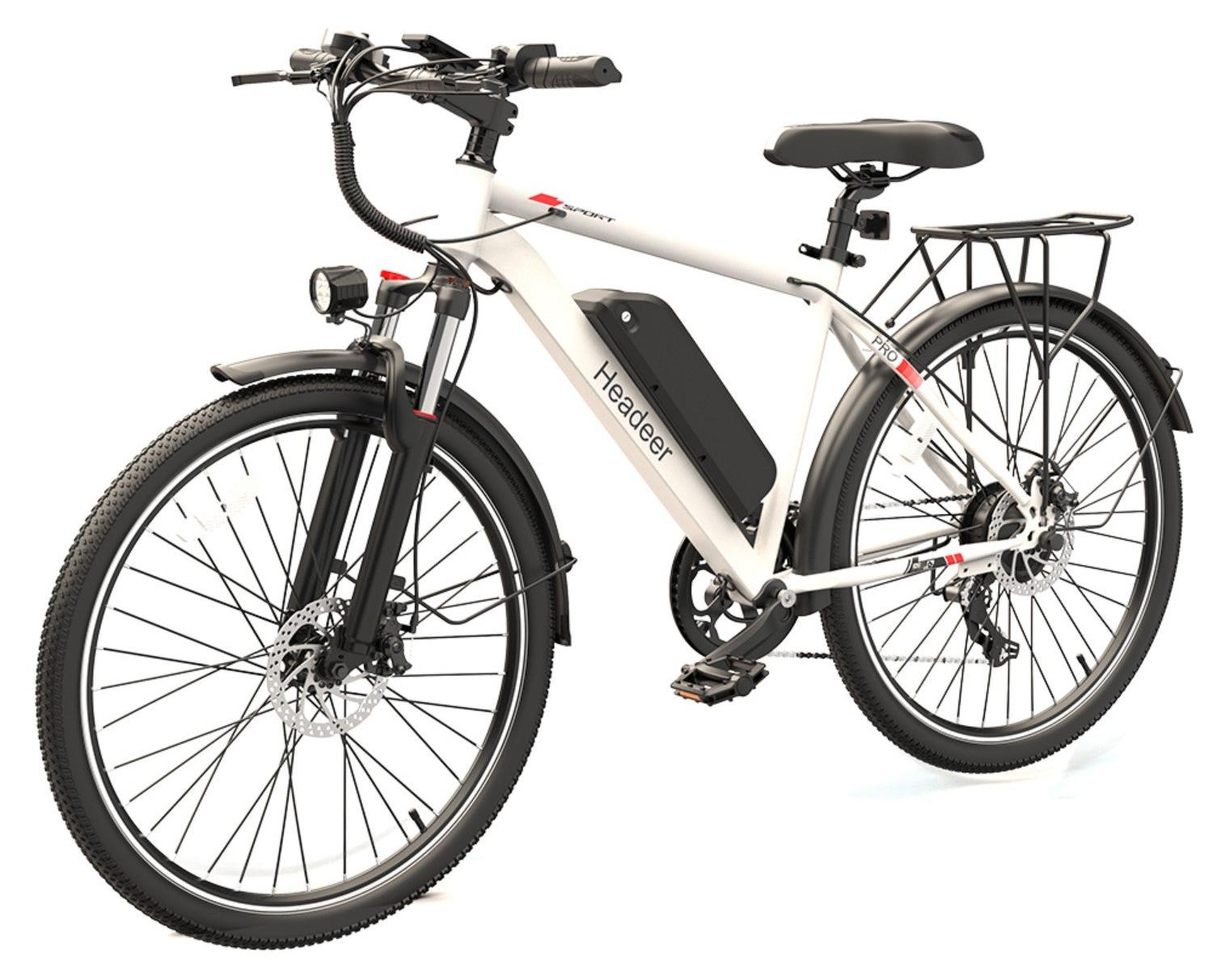 E-Bike HEADEER BK1350 - Batterie 48V13.5AH 26" Scheibenbremse - Weiß