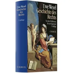 Geschichte des Rechts, Fachbücher von Uwe Wesel