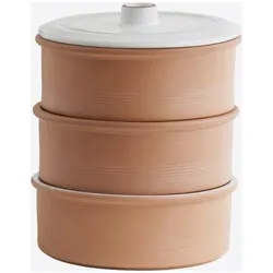 Point Virgule Point-Virgule - Kiemtoren - Terracotta - 3 Schalen, Vorratsbehälter, Braun