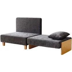 SCHLAFSESSEL Polyester Dunkelgrau