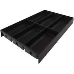 Blum Besteckeinsatz AMBIA-LINE 300, Besteckkasten, Schwarz