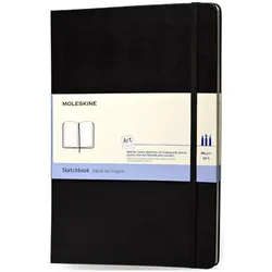 Moleskine, Heft + Block, Art Plus (A4, Blanko)