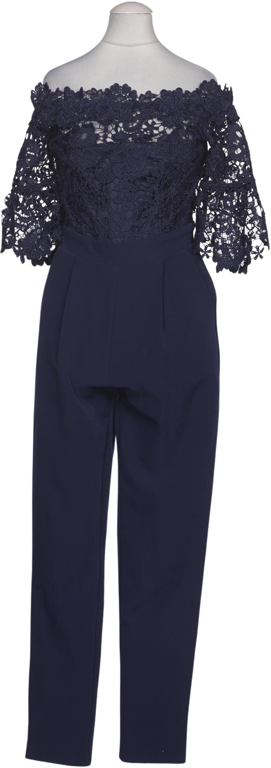 Paper Dolls Damen Overall oder Jumpsuit, Marineblau, Gr. EU 36, Synthetik / Elasthan - Second Hand