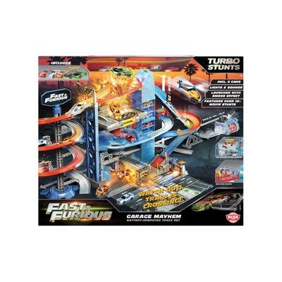 Spiel-Parkgarage DICKIE TOYS "Fast & Furious Garage Mayhem", bunt, Fahrzeug-Spielwelten, KinderB:69cm H:57cm T:17cm, Kunststoff, B:69cm H:57cm T:17cm