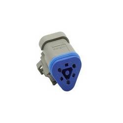 Bulgin PX0110S03GY Rundsteckverbinder Stecker Bulk 1 St.