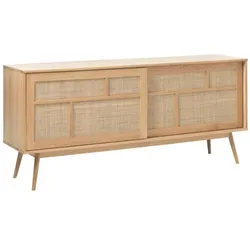 Sideboard Barrali Holz Braun Eiche