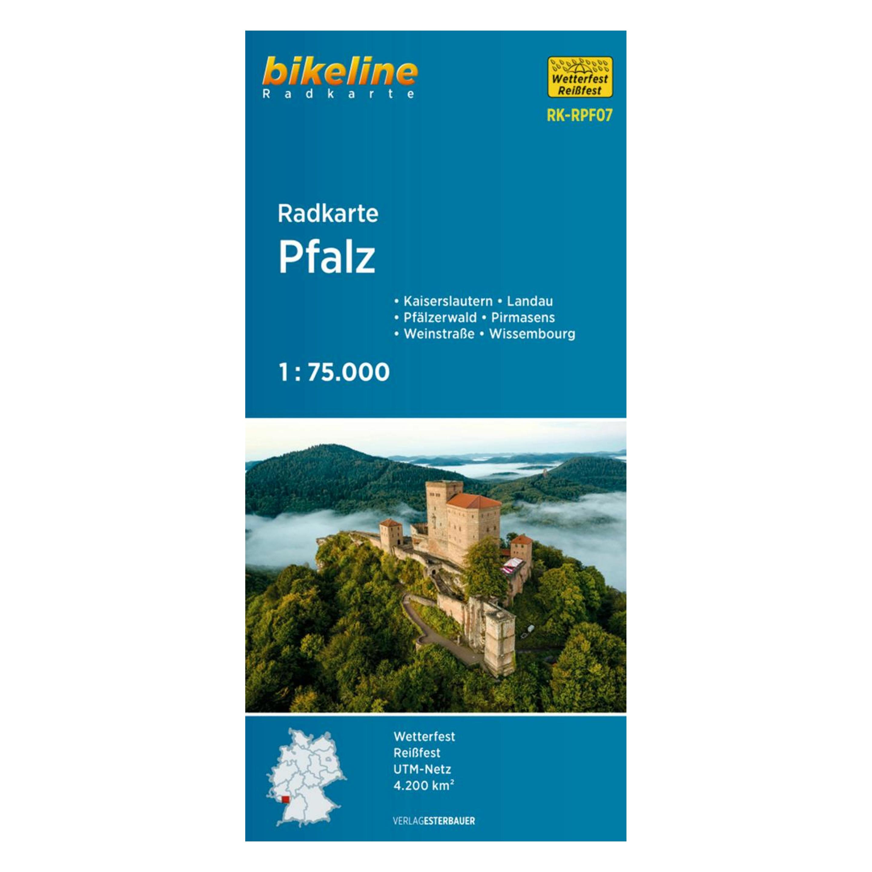 Esterbauer Bikeline Radkarte Pfalz (35158897)