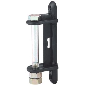 AKO Isolatoren Eckisolator, für Band 40 mm bis 60 mm, aus Kunststoff, 10 Stück