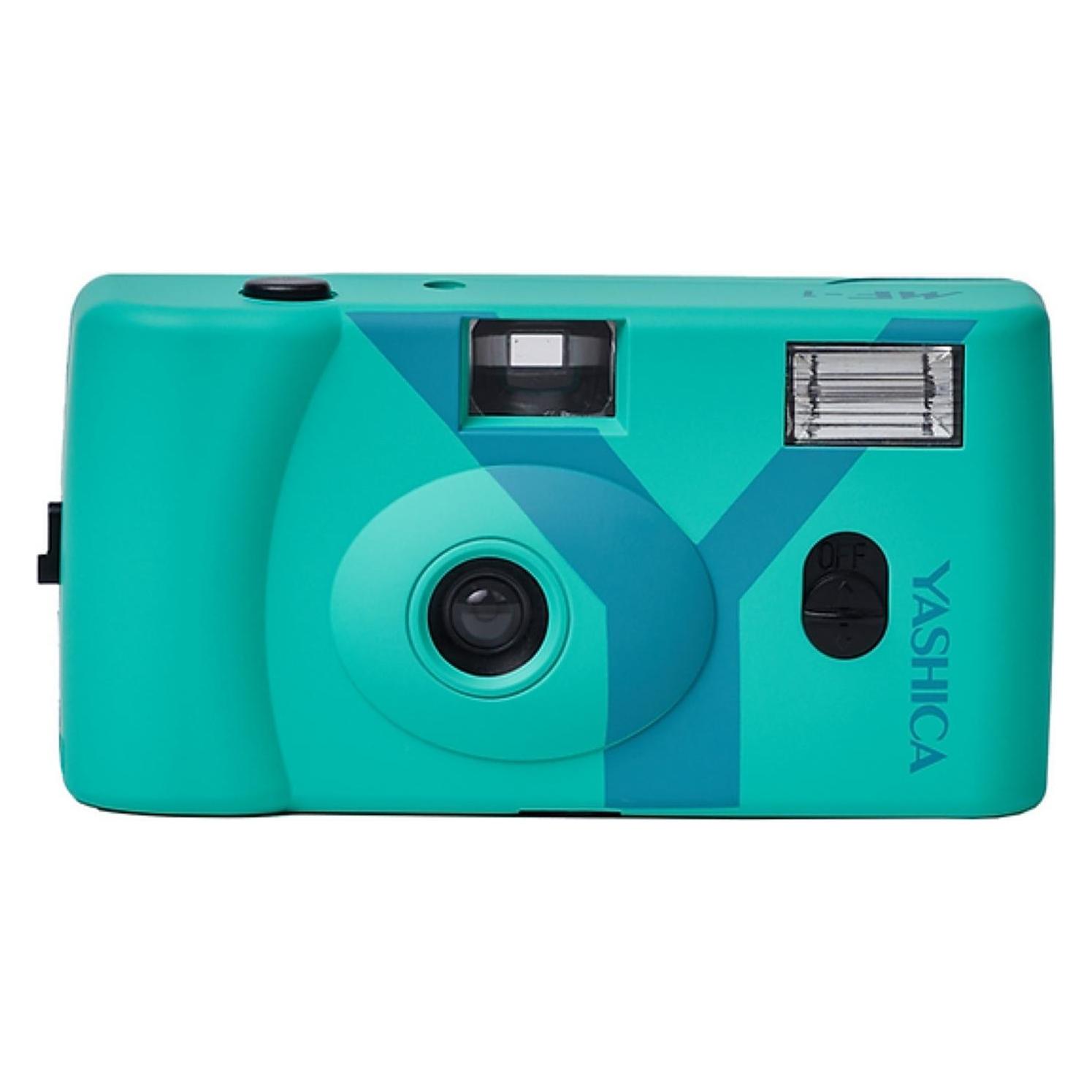 Yashica MF-1 Snapshot Art Camera Y Edition Turquoise with 1 Film 400/24 (YAS-SACMF1Y-TU)