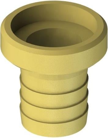 Schlösser JS Aansluitstuk van messing, 1" x 1 1/4"