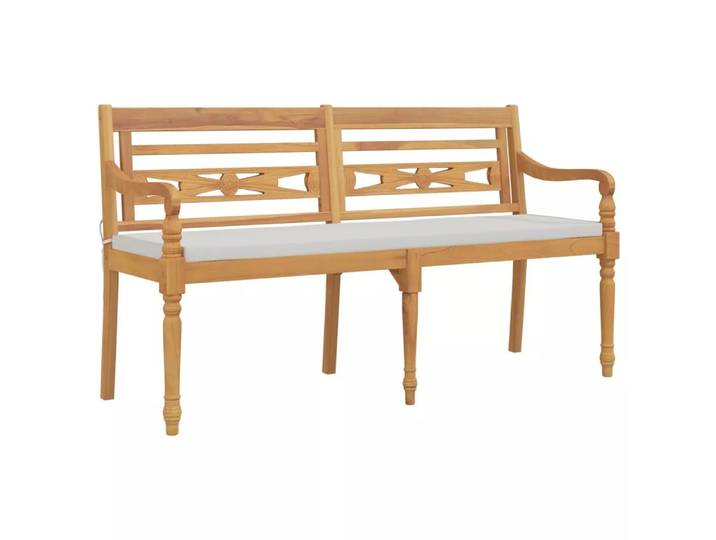 VidaXL - Batavia-bank teak, One Size, Braun