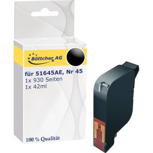 kompatibel für HP 45 51645AE schwarz Druckerpatrone