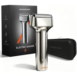 Maxgroom, Rasierapparat, WF-2037D Folienrasierer IPX7 - Silber