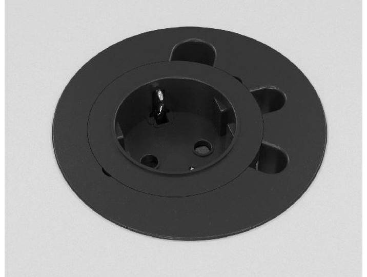 Obturateur VersaDot avec prise électrique et câble d’alimentation 2m – Diamètre 68 mm - Noir