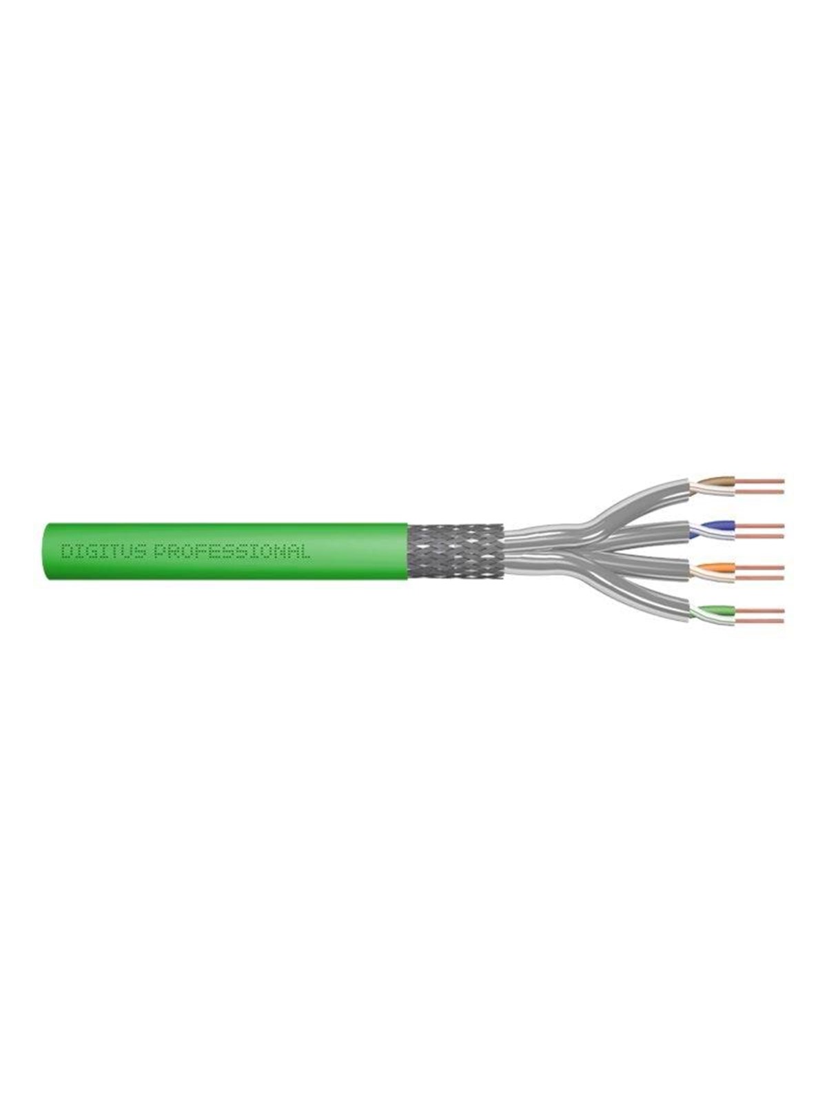 DIGITUS Professional bulk cable - 100 m - green - Grün - 100m