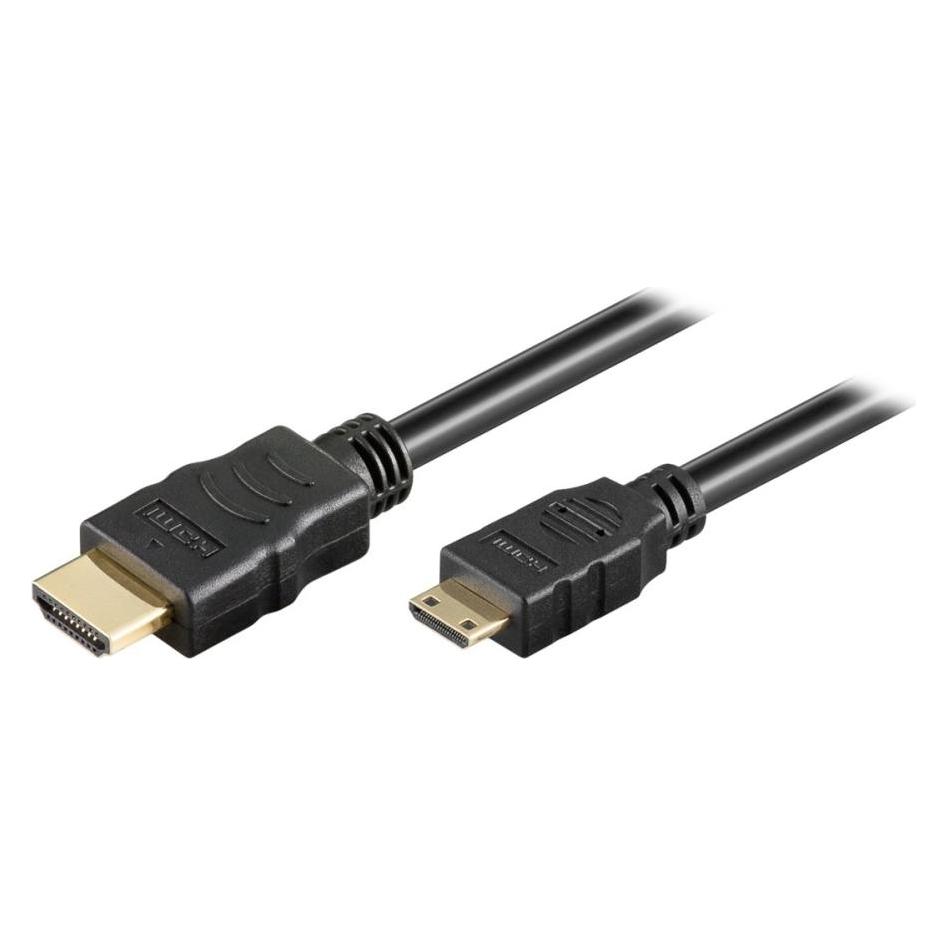 MicroConnect HDMI (Typ A) - mini HDMI (Typ C) (1 m) (HDM1919C1)