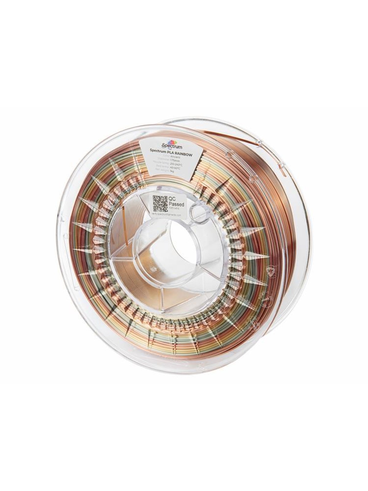 Spectrum 3D Filament / PLA SILK Rainbow / Ancient / ? 1.75 mm / 1 kg, 1kg