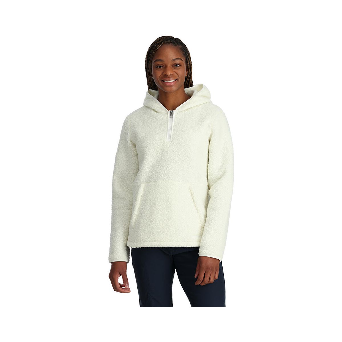 Spyder Cloud Fleece Hoodie Pullover Fleece snow (SNO) XS 38B415308-SNO-XS