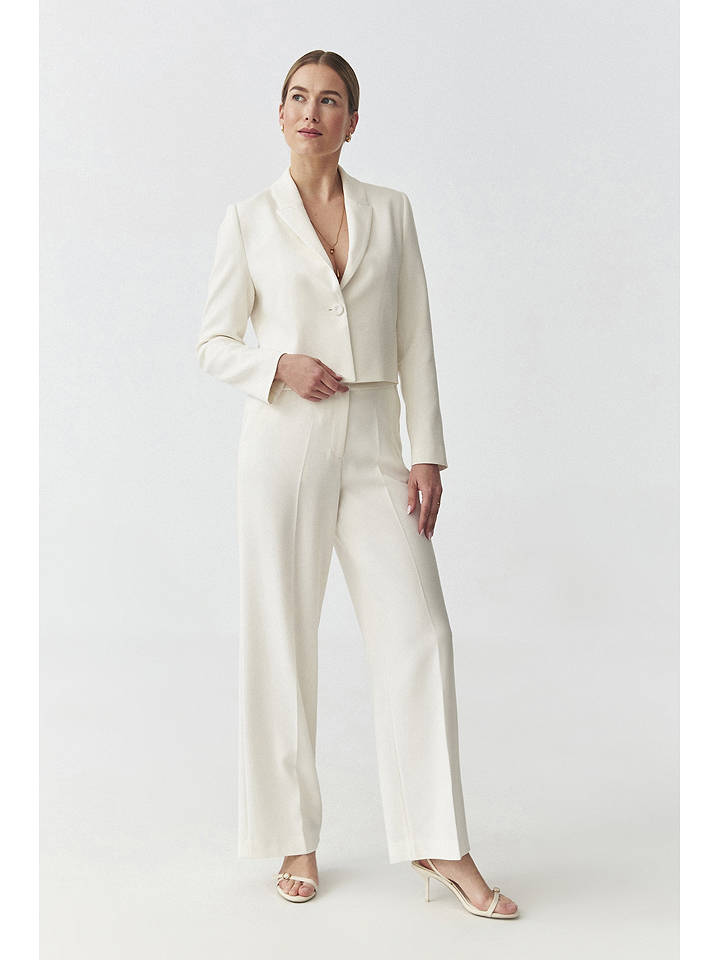 TATUUM Marlenehose in Creme - 40