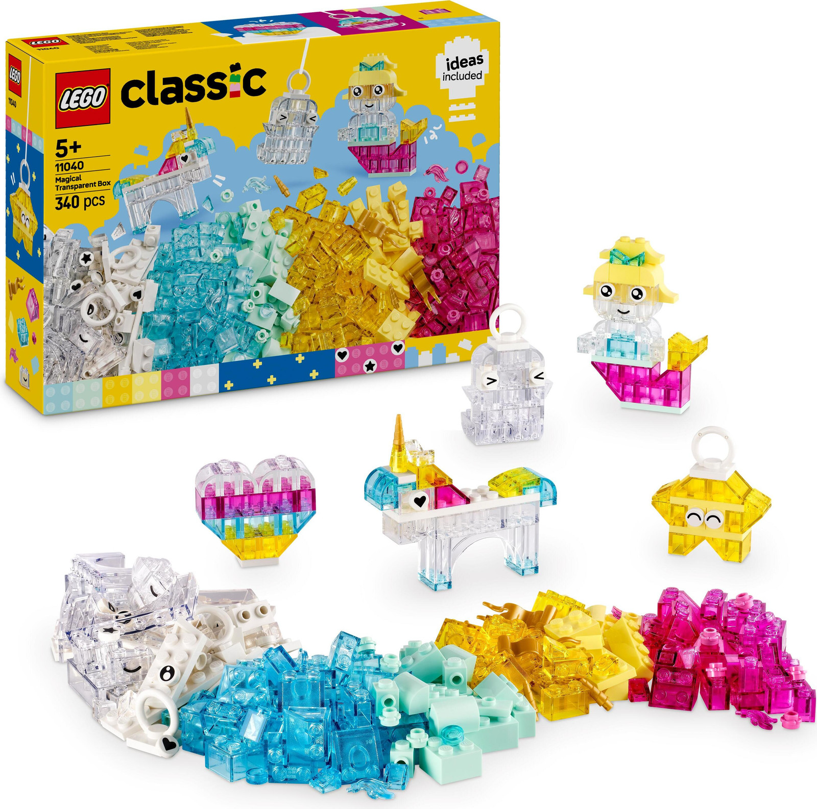 LEGO Classic Schattige transparante magische 11040