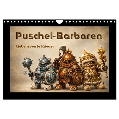 Puschel-Barbaren (Wandkalender 2027 DIN A4 quer), CALVENDO Monatskalender