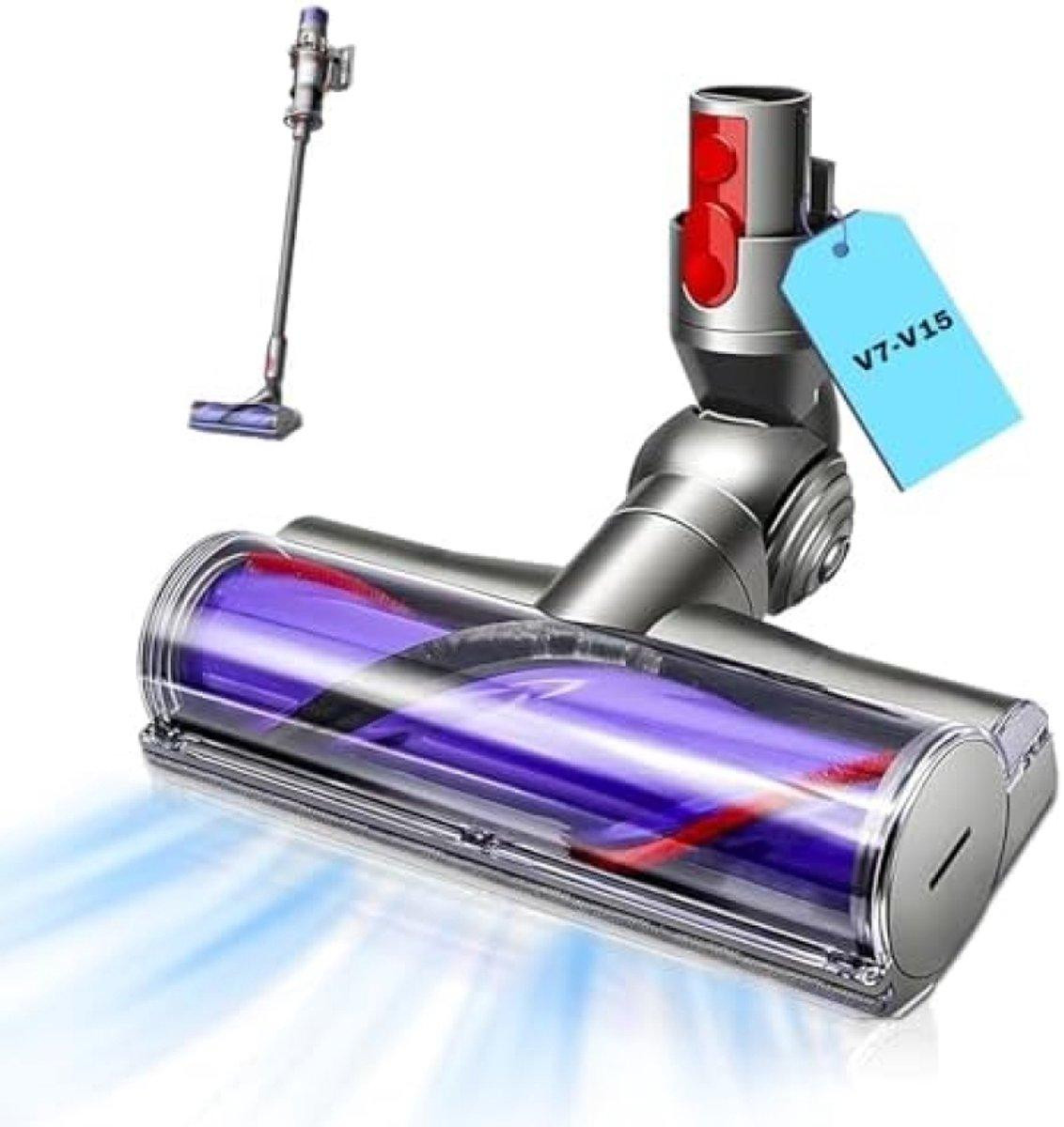 PromoHome Direct Drive stofzuigerborstelkop compatibel met Dyson V7, V8, V10, V11 en V15