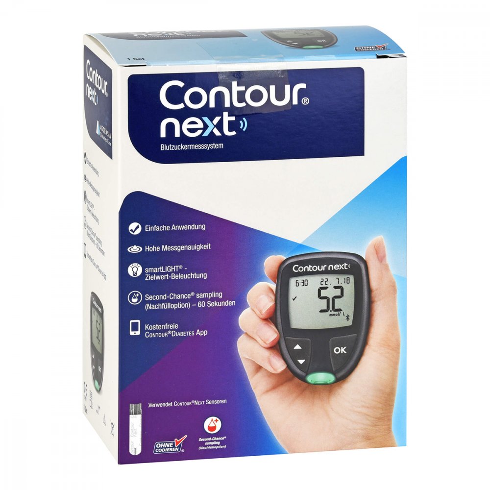 Ascensia Diabetes Care Deutschland GmbH Contour Next Neu Set Blutzuckermessgerät mmol/l 15298293