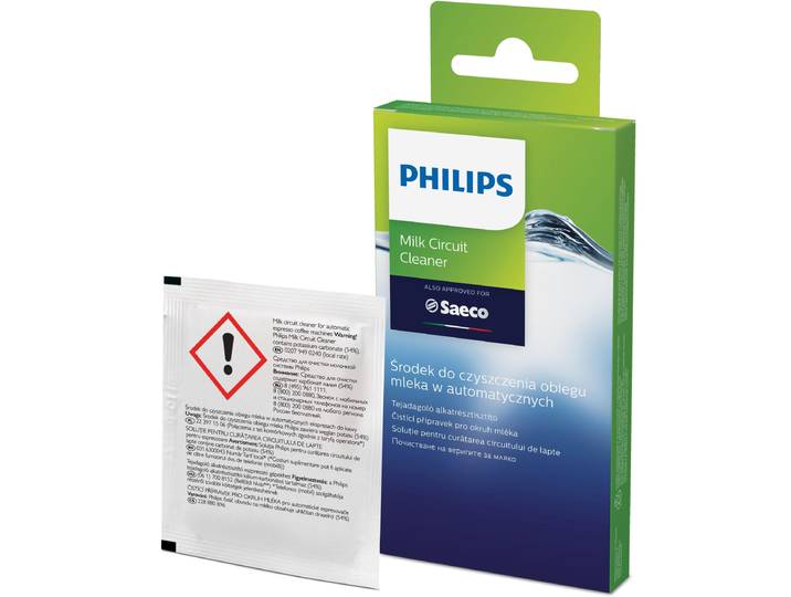 SAECO Milchkreislauf-Reiniger Philips Saeco CA6705/10 , blau, 6 Stk., Reinigungsmittel, für Kaffeevollautomaten, Milchkreislauf-Reiniger