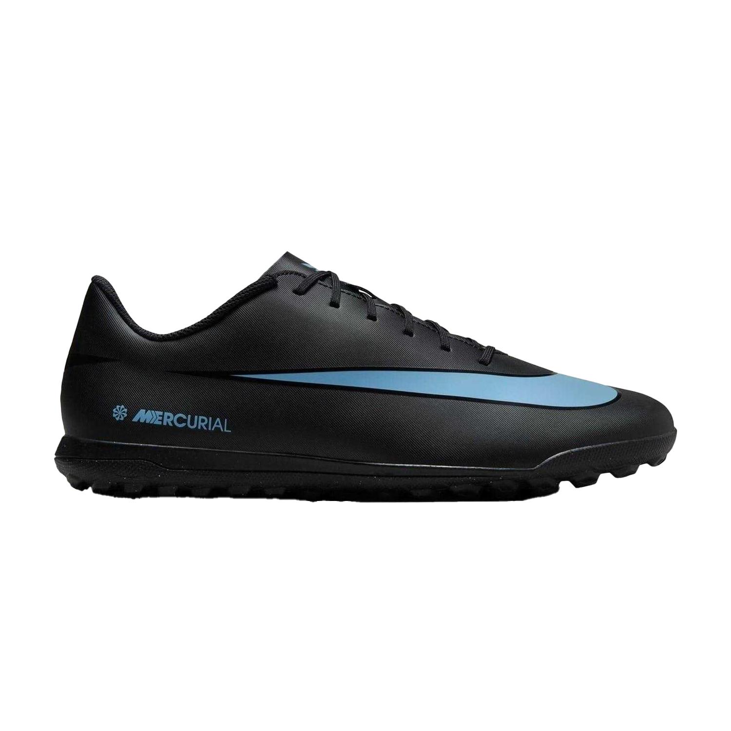 Nike - "Mercurial Vapor 16" Fußball-Stiefel für Herren, Leder (Schwarz/Blau)