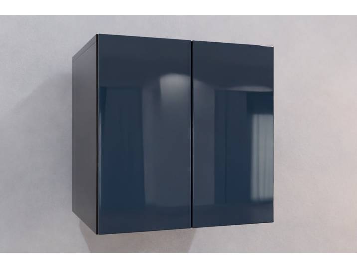 Waschtischunterschrank nach Maß - RAL 5003 Saphirblau - 50x50x42cm - Individuell konfigurieren