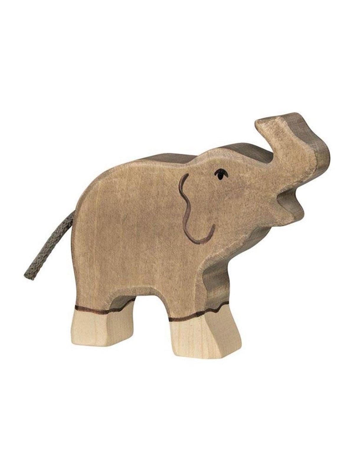 Jouéco - Holztiger Wooden Elephant Small Trunk Up