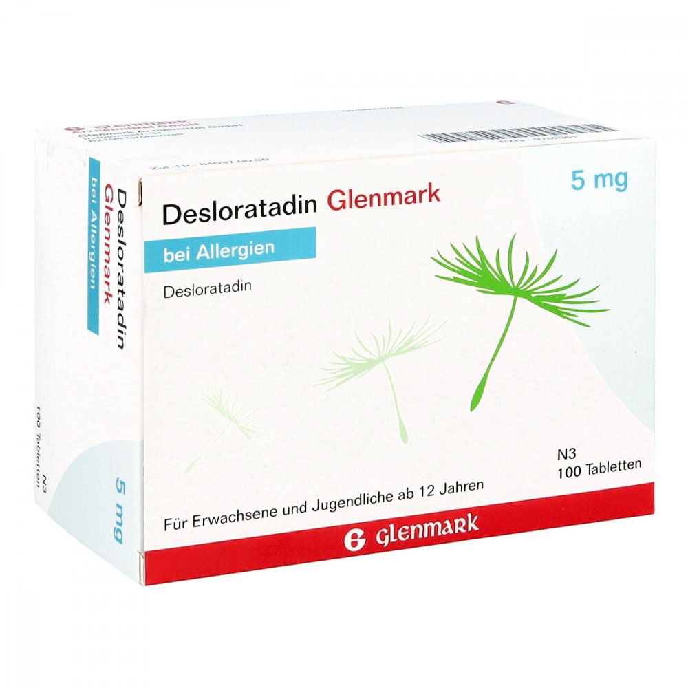 Glenmark Arzneimittel GmbH Desloratadin Glenmark 5mg 09782961