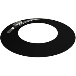 Jeremias PELLET-LINE Wandrosette Edelstahl schwarz Ø 100 mm