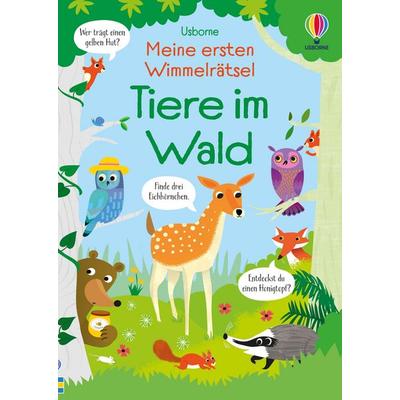 Meine ersten Wimmelrätsel: Tiere im Wald, Taschenbuch von Kirsteen Robson, Usborne, 978-1-03-570434-7